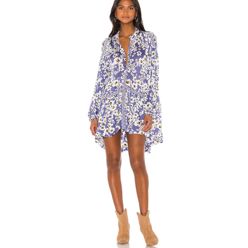 Free People Love Letter Tunic in Rain Combo size S